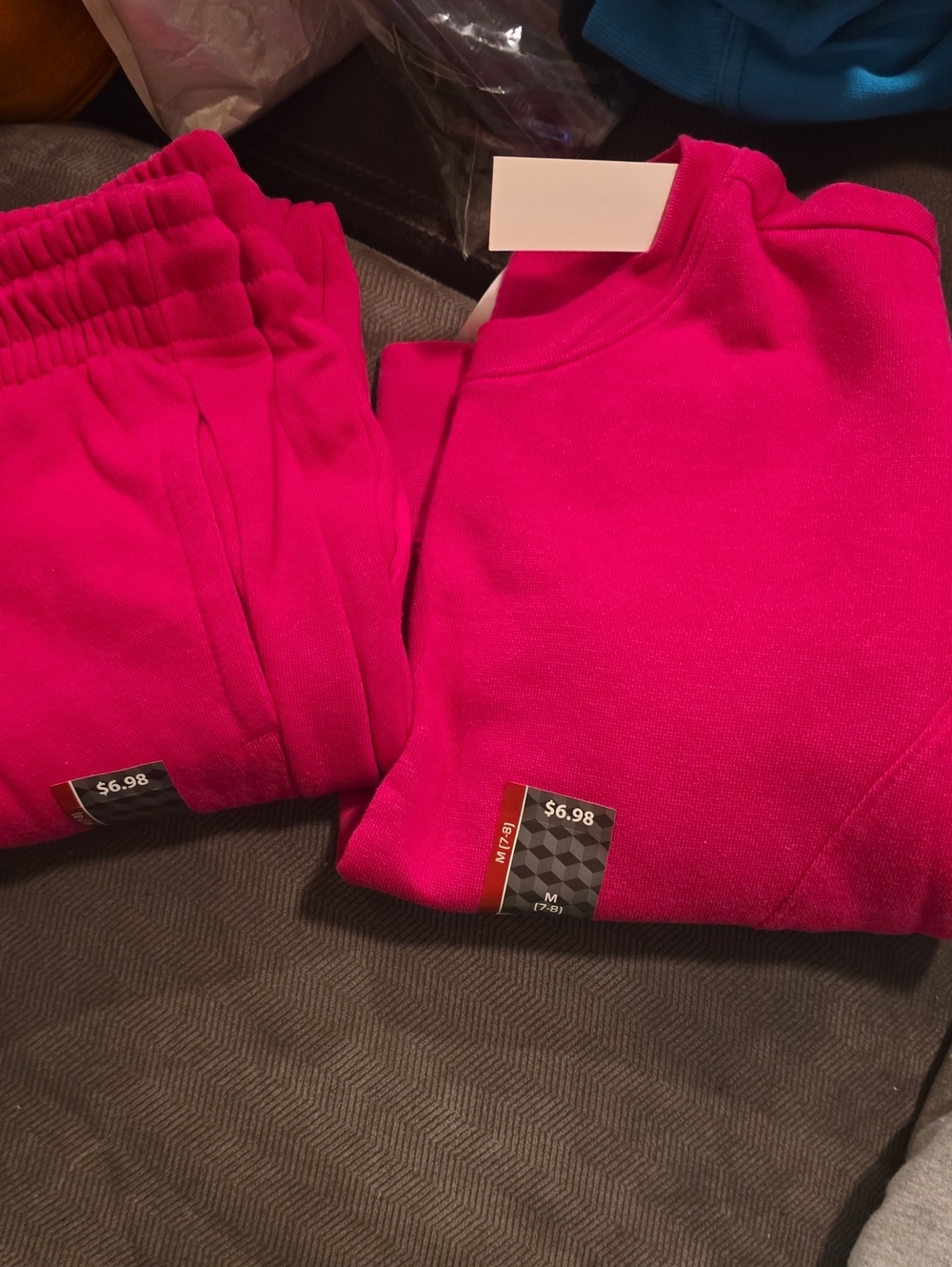 Athletic Works Hot Pink Kids Sweatshirt & Joggers Set